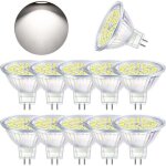 Ampoule led gu5. 3 blanc froid 6000k, mr16 led 12v 5w equivalent � 50w halog�ne, ampoules led spot non ...