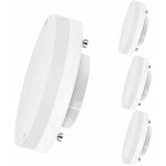 Ampoules led gx53, 5w �quivalent � 40w, 3000k lumi�re blanche chaude, 470 lm, faible consommation, non ...