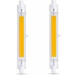 Ampoule led r7s 118 mm 20 w blanc froid 6000 k, 2000 lm, non dimmable, ampoule led cob mince r7s 118 ...