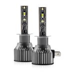Ampoules de phares led h1, tanches ip68, 6 500 k, 120 w, 12 000 lm, phares led lumineux, 2 pices
