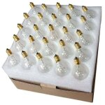 Ampoule sph�rique g40 - e12 base - ip44 - waterproof - blanc chaud - pour �clairage de cour - 7 w d�coration ...