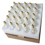 Ampoule sphrique g40 - e12 base - ip44 - waterproof - blanc chaud - pour clairage de cour - 7 w dcoration ...