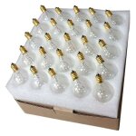 Ampoule sphrique g40 - e12 base - ip44 - waterproof - blanc chaud - pour clairage de cour - 7 w dcoration ...