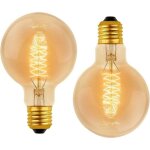 Ampoule vintage globe g80 e27 dimmable 60w blanc chaud 2700k, 600lm, ampoules de décoration à incandescence ... Ampoule vintage globe g80 e27 dimmable 60w blanc chaud 2700k, 600lm, ampoules de décoration à incandescence ...