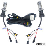 Ampoule x�non hid led lampe, 35 w h4 x�non hid bi - xenon hi / lo double faisceau ampoules de rechange ...