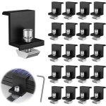Amrinugl - 20 pices supports de panneau solaire, 30 mm fixation panneau solaire, kit panneau solaire, ...