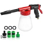 Amrinugl - canon  mousse sur tuyau d'arrosage, idal pour les lavages voiture - camping - car - motos ...