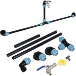 Amrinugl - kit de raccordement ibc pour 2 r�servoirs cuve 1000 litres ibc c�te � c�te / r�servoirs de ...