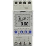 Amrinugl - minuterie double canal ahc822, horloge modulaire 220v, 7 jours, 24 heures, programmateur piscine ...