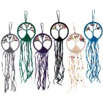 Ancient wisdom - attrape - r�ves arbre de vie - 12cm (assorti) - vendu par 1