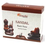 Ancient wisdom - cônes d'encens à reflux aromatica - bois de santal - vendu par 1 Ancient wisdom - cônes d'encens à reflux aromatica - bois de santal - vendu par 1