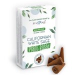 Ancient wisdom - cônes d'encens à reflux à base de plantes - sauge blanche de californie - vendu par ... Ancient wisdom - cônes d'encens à reflux à base de plantes - sauge blanche de californie - vendu par ...
