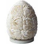 Ancient wisdom - lampe coquillage boho - rose ovale - 15 cm - vendu par 1