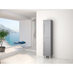 Anconetti - colonne sur pieds boston 2 portes anthracite mat