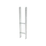 Wovar - ancrages en h pour poteaux 12 x 12 cm - ancrage extrmement