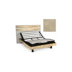 Andre renault - sommier electrique 140 x 190 monoflex te 140x190 torrero claro