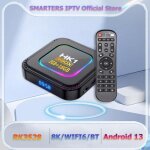 Android 13 tv box hk1rbox k8 2go 16go rk3528 wifi6 bt 8k ultra hd netflix google store pk x96q smart ...