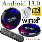Android tv box, boitier iptv android 13. 0 tv box 4gb ram / 32gb rom smart media player 2. 4ghz / 5. ...