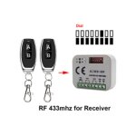 Andyou - 9 - 30v 10a rcepteur multifrquence 300 - 900 mhz avec interrupteur de fin de course  distance, ...