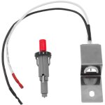 Andyou - kit d'allumage pizo pour barbecue  gaz, kit d'allumage pour weber 80462, weber q100 q120 q200 ...
