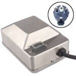 Andyou - moteur en acier inoxydable pour broche rtissoire, tournebroche, etc. 2 tr / mim 50 hz 4 w