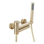 Andyou - robinet douche mural laiton monocommande mitigeur de baignoire avec douchette et flexible de ...