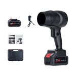 Souffleur  air sec turbo jet, souffleur de feuilles sans fil 130 000 tr / min, dpoussireur portatif ...
