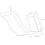 Angle intrieur 90 de gouttire corniche g300 cuivre - aluhome