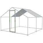 Animal valley - structure parc � poules - enclos 12m� �38mm 4x3x2, 25m - acier galvanis� ? sans grillage ...