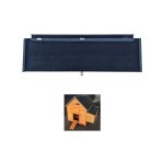 Toit de pondoir poulailler landais toit noir 6 � 10 poules