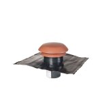 Anjos ventilation - chapeau de toiture plastique finition tuile - diamtre 160 mm - cara - anjos