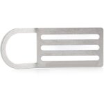 Anneau en d pour ceinture de lestage de plong�e en acier inoxydable, avec but�e pour la plong�e en eau ...
