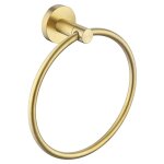 Cyslmuk - anneau porte - serviettes dor bross (diamtre 16 cm) porte - serviettes mural moderne en ...