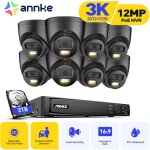 3k filaire caméra de surveillance extérieure, kit vidéo surveillance avec 16ch nvr et 8x5mp caméra ip ... 3k filaire caméra de surveillance extérieure, kit vidéo surveillance avec 16ch nvr et 8x5mp caméra ip ...