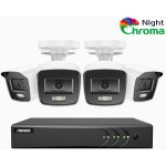 8ch kit de vidosurveillance extrieures, 5mp dvr et 4 camras couleur vision nocturne filaires hd 1080p, ...