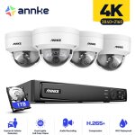 8ch kit de vid�osurveillance nvr 4�8mp cam�ras intelligent double lumi�re alertes mouvement acc�s distance ...