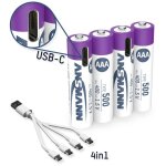 Lr03 usb - c batterie usb - c li - ion 500 mah 1. 5 v 4 pc(s) - ansmann