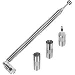 Antenne fm pour hifi, antenne radio dab, antenne tv tlescopique 75 ohms, connecteur intrieur type f ...