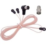 Antenne fm int�rieure antenne dip�le en forme de y 75 ohm f connecteur male cable coaxial antenne radio ...