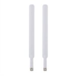 Antenne de gain de signal 4g lte 2 pi�ces pour routeur cpe huawei b310 / b593 / b315s / e5186s