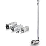 Antenne radio fm d'int�rieur t�lescopique portable hifi 75 ohm pour syst�me de musique r�cepteur st�r�o ...