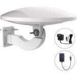 Antenne tnt - 1byone - a227 - 32db amplifi�e - omnidirectionnelle - �tanche 360�