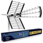 Antenne tv directionnelle exterieure ultra hd 4k