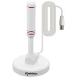 Antenne tv portable intérieur / extérieur avec base magnétique, réception à 360°, antenne tv numérique ... Antenne tv portable intérieur / extérieur avec base magnétique, réception à 360°, antenne tv numérique ...