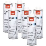 Anti gravillon - blanc - anti corrosion - carrosserie - app - 6 bidons 1l u200