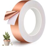 Rhg anti limaces et escargots ruban cuivre, 30mm x 20m bande cuivre anti limace efficace conduct simple ...