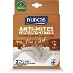 Anti - mites armoires protection tissus 2 grands feuillets - nuncas