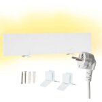 Anti moisissure chauffage infrarouge blanc - 60 x 12cm single 1 panneau