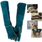Anti - morsure gants de protection / de manutention pour animal, s�curit� cuir gants de travail pour ...