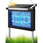 Anti - moustiques �lectrique solaire rechargeable par usb, 4 500 v, �tanche, anti - moustiques, mites ...